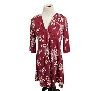 Red Flower Dress Size Large